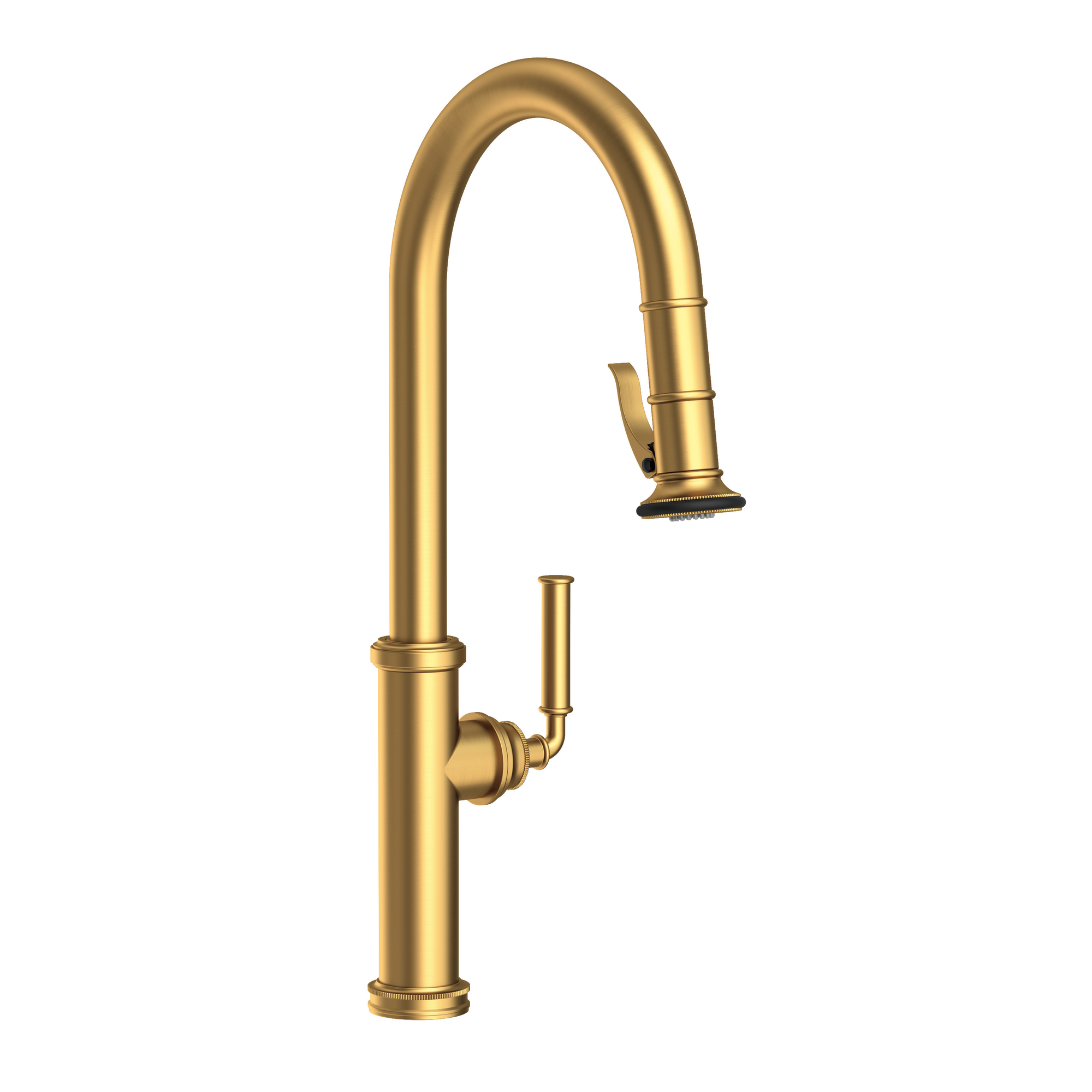 Newport Brass Taft 1.8 GPM Single Hole Pull Down Kitchen Faucet with Trigger Spray