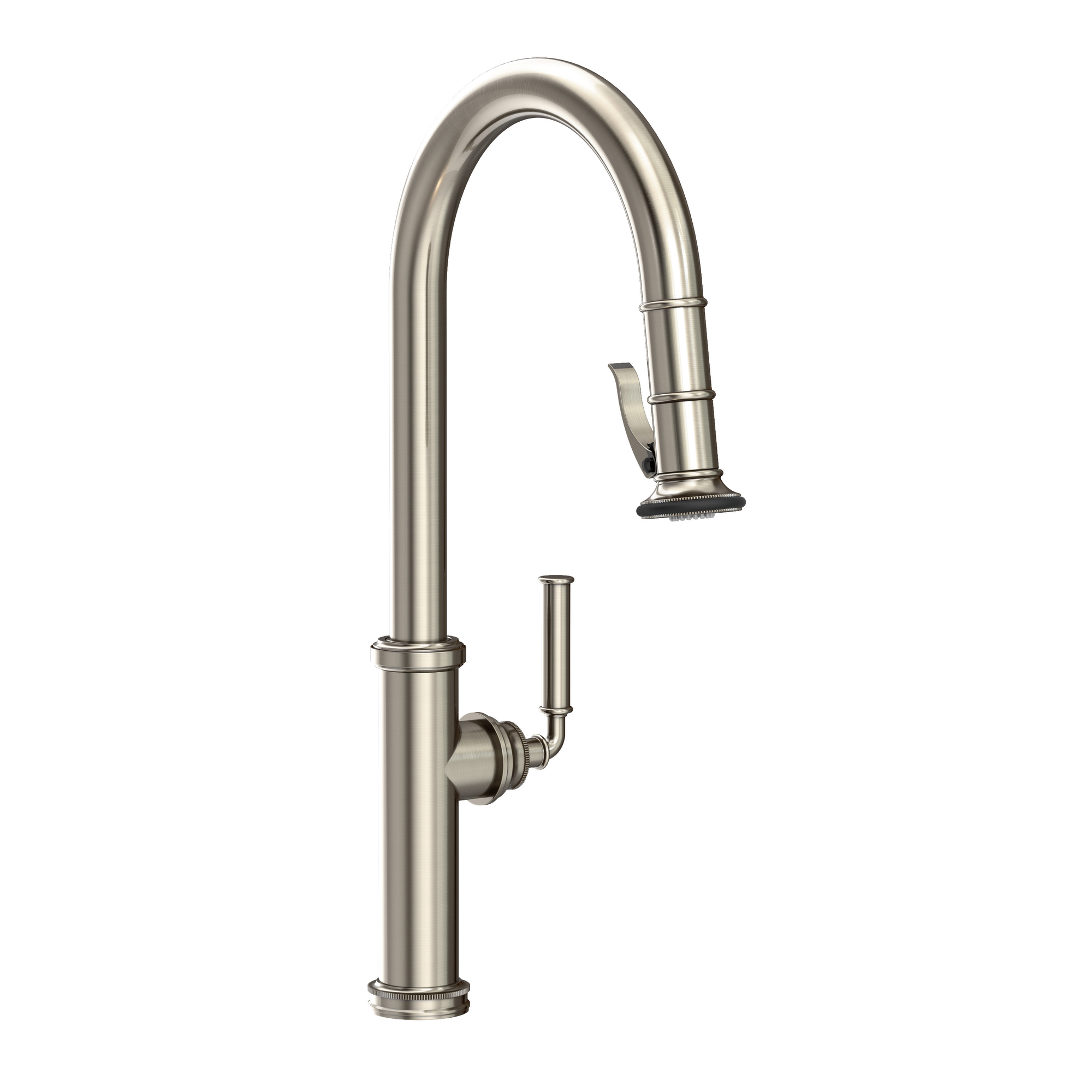 Newport Brass Taft 1.8 GPM Single Hole Pull Down Kitchen Faucet with Trigger Spray