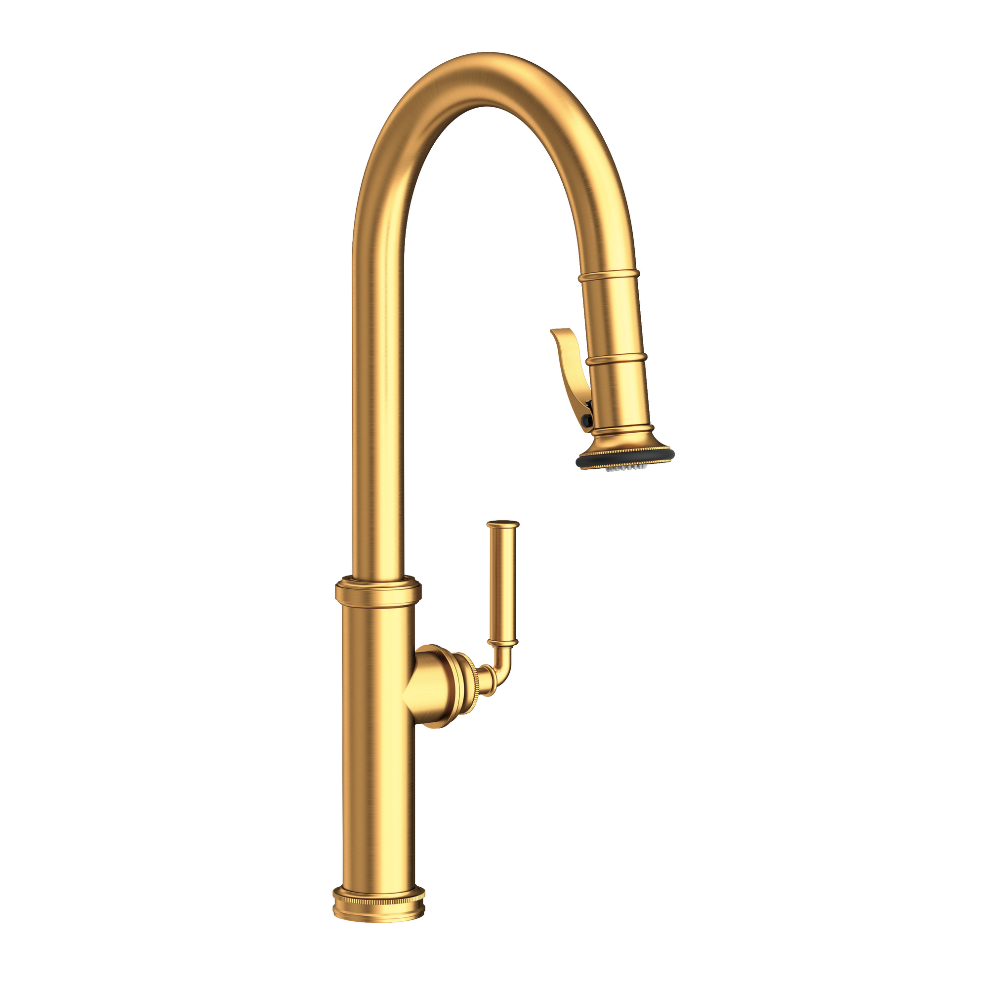 Newport Brass Taft 1.8 GPM Single Hole Pull Down Kitchen Faucet with Trigger Spray