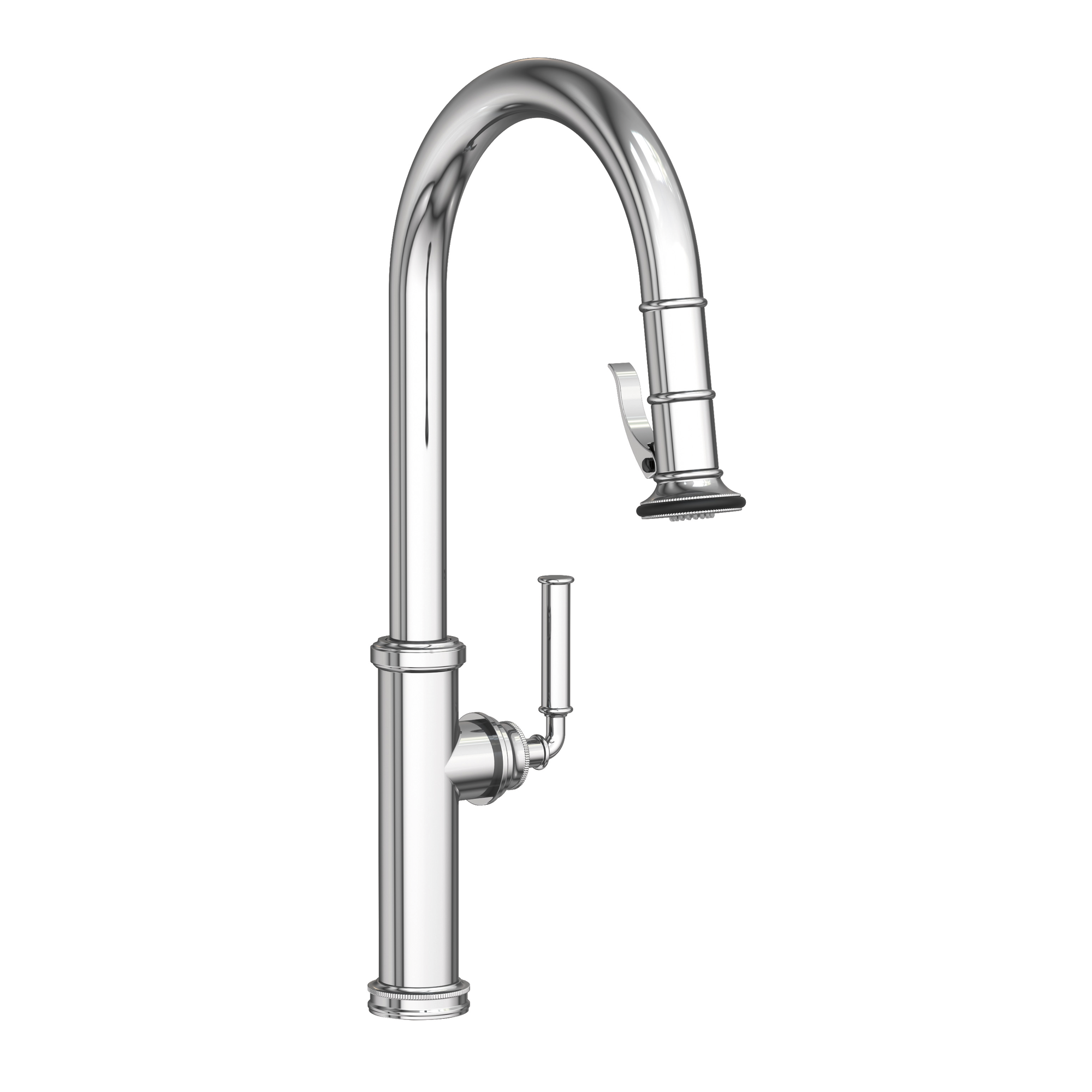 Newport Brass Taft 1.8 GPM Single Hole Pull Down Kitchen Faucet with Trigger Spray