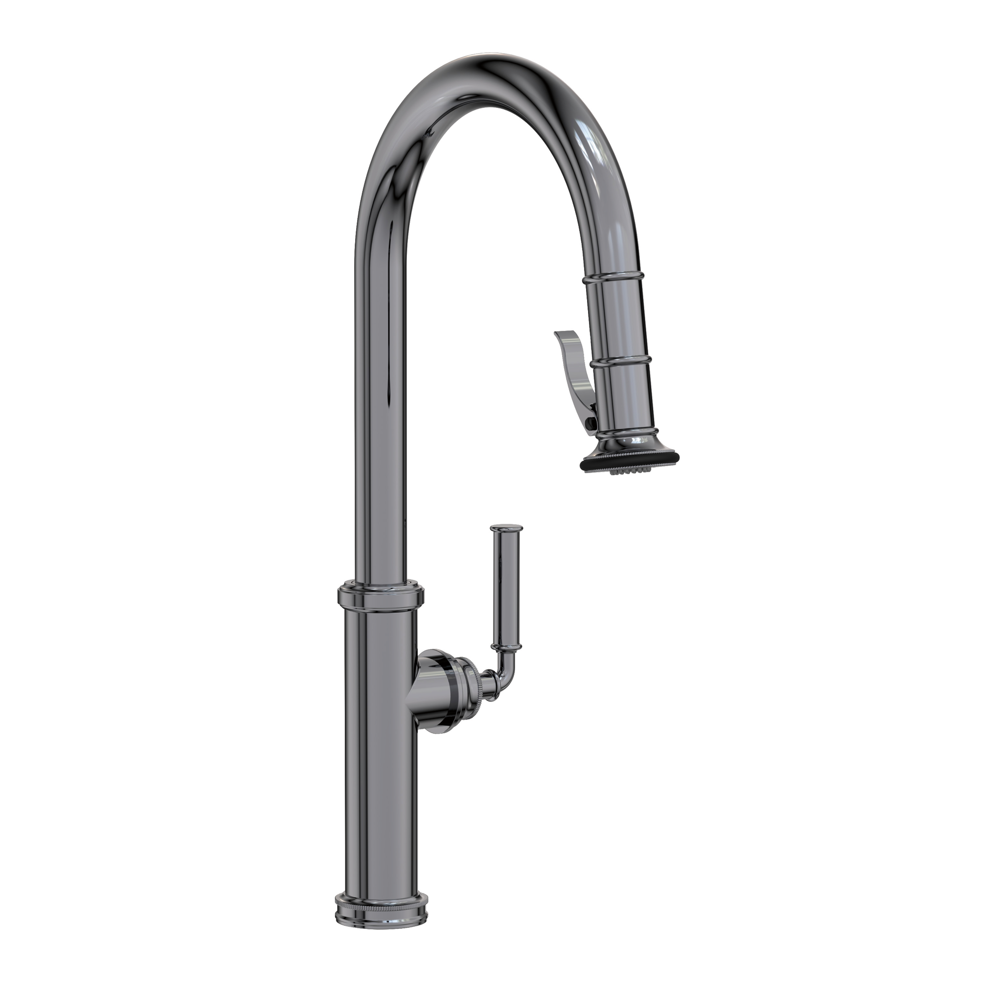 Newport Brass Taft 1.8 GPM Single Hole Pull Down Kitchen Faucet with Trigger Spray