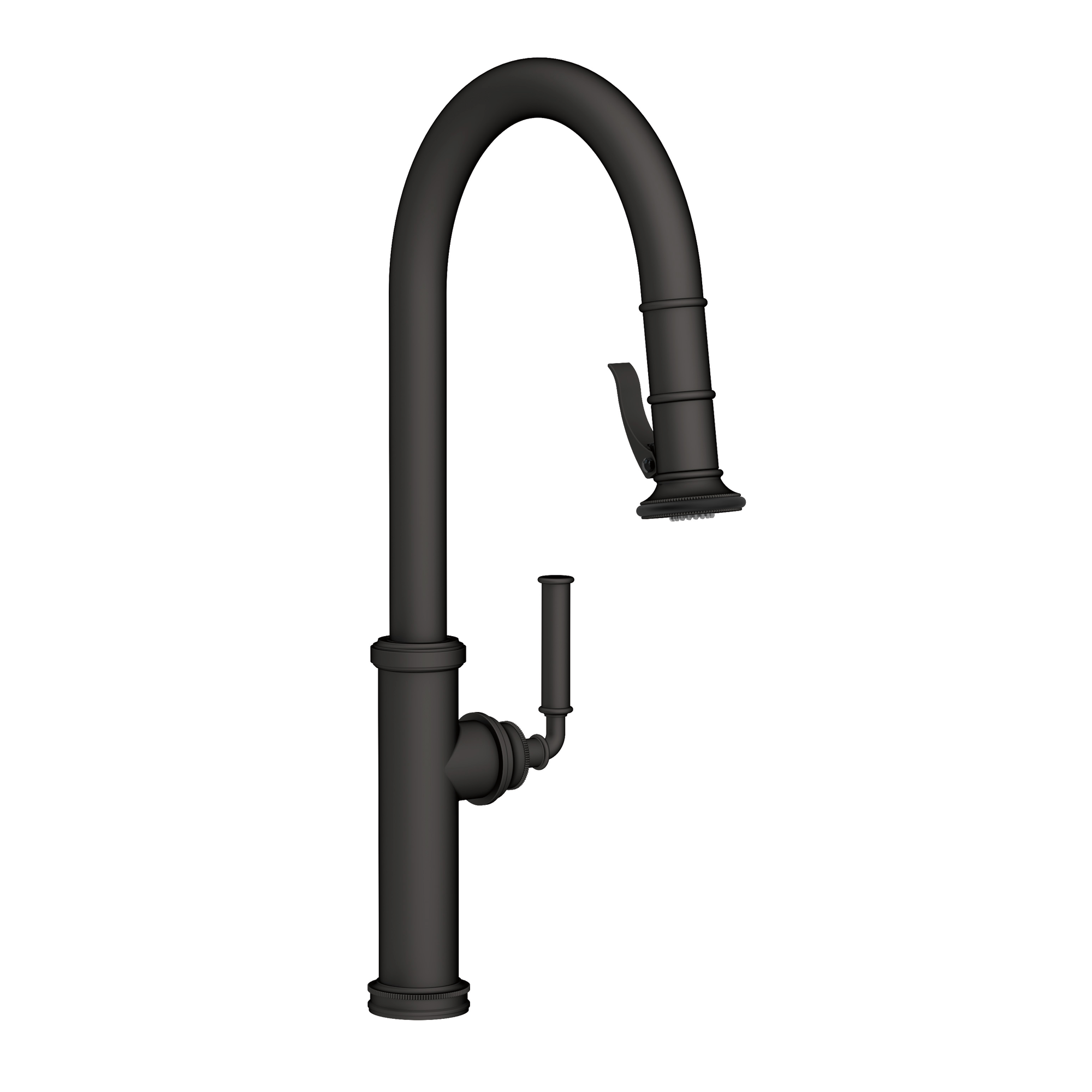 Newport Brass Taft 1.8 GPM Single Hole Pull Down Kitchen Faucet with Trigger Spray