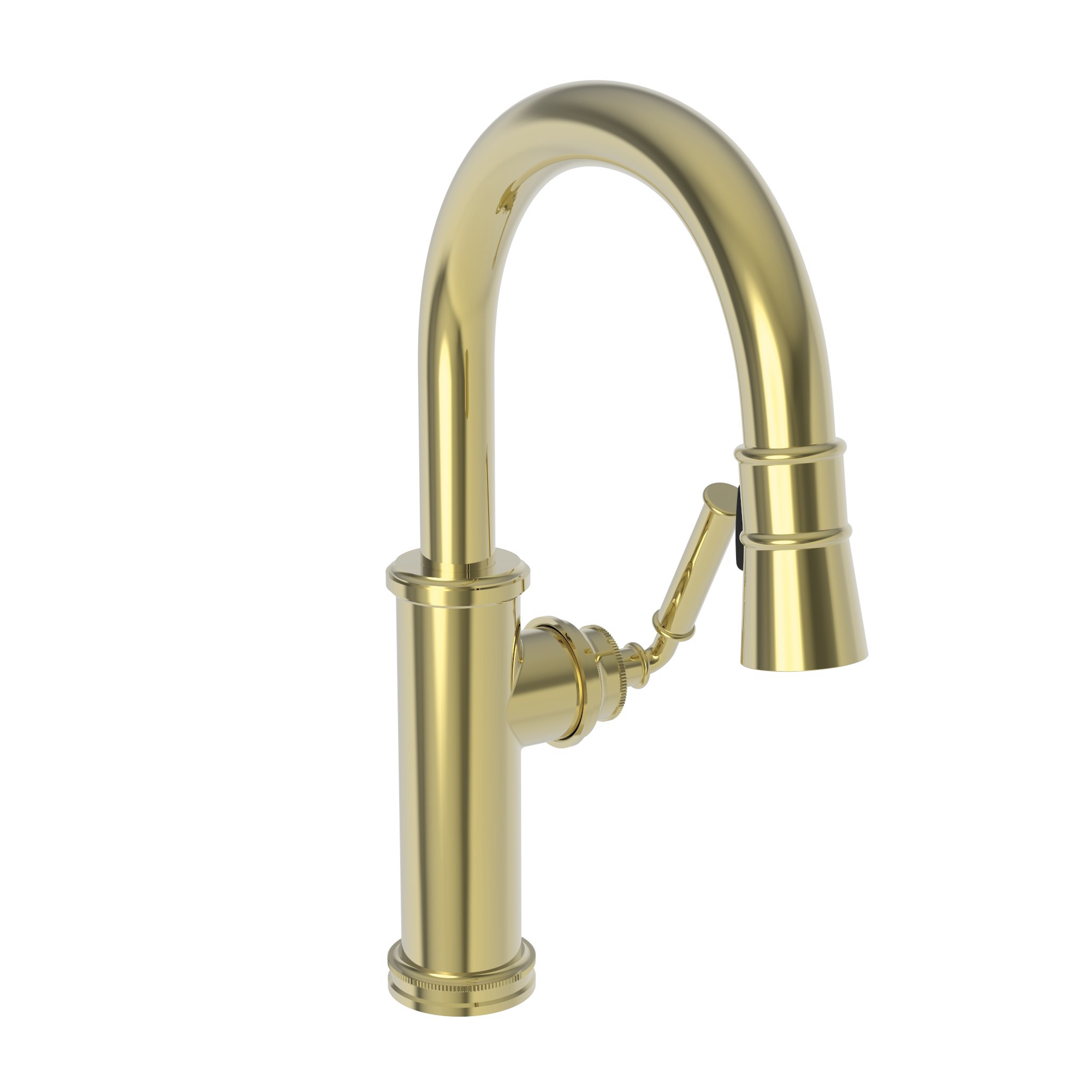 Newport Brass Taft 1.8 GPM Single Hole Pull Down Bar & Prep Faucet