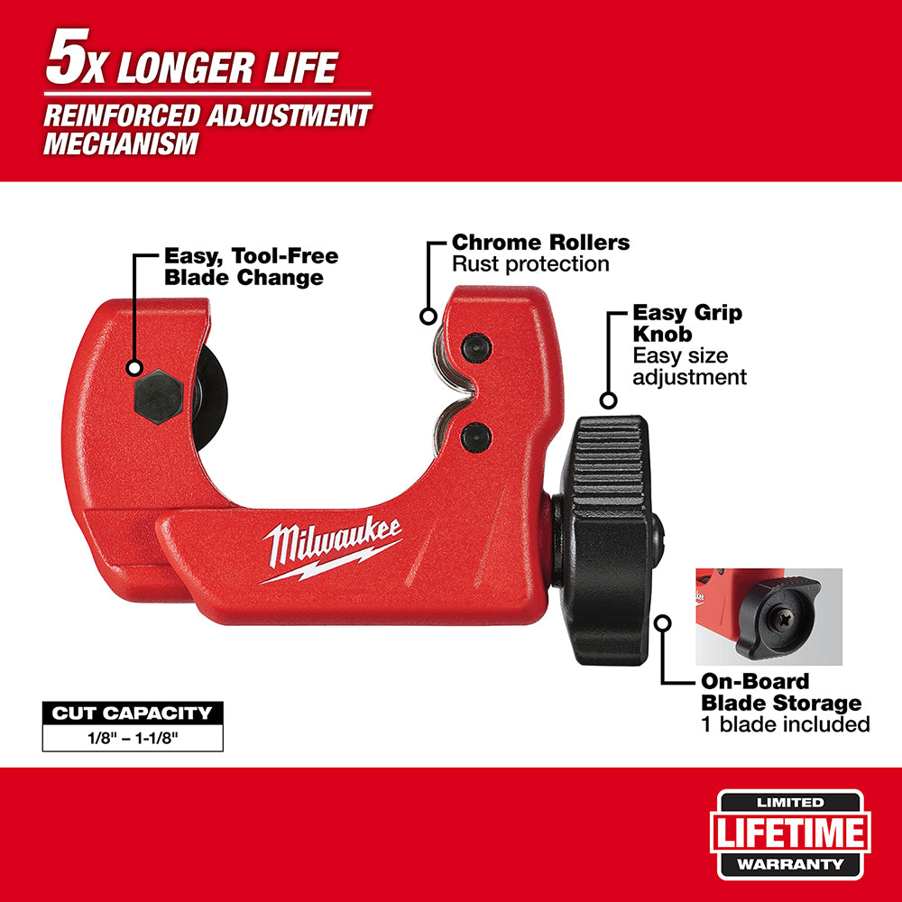 Milwaukee 48-22-4251 1 in. Mini Copper Tubing Cutter