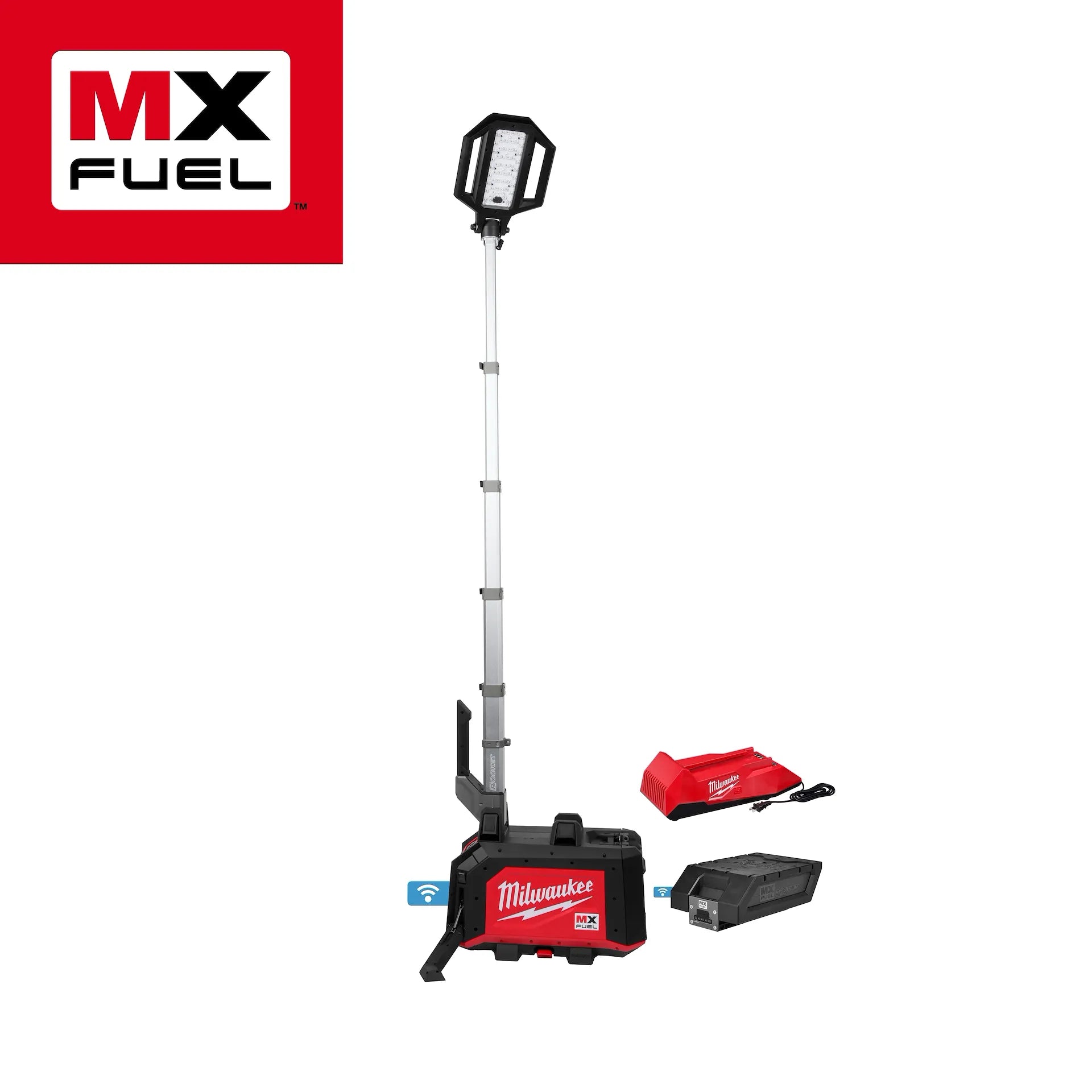 Milwaukee MX Fuel ROCKET Dual Power Compact Tower Light