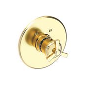Newport Brass Miro 3/4 inch Round Thermostatic Trim with Cross Handles