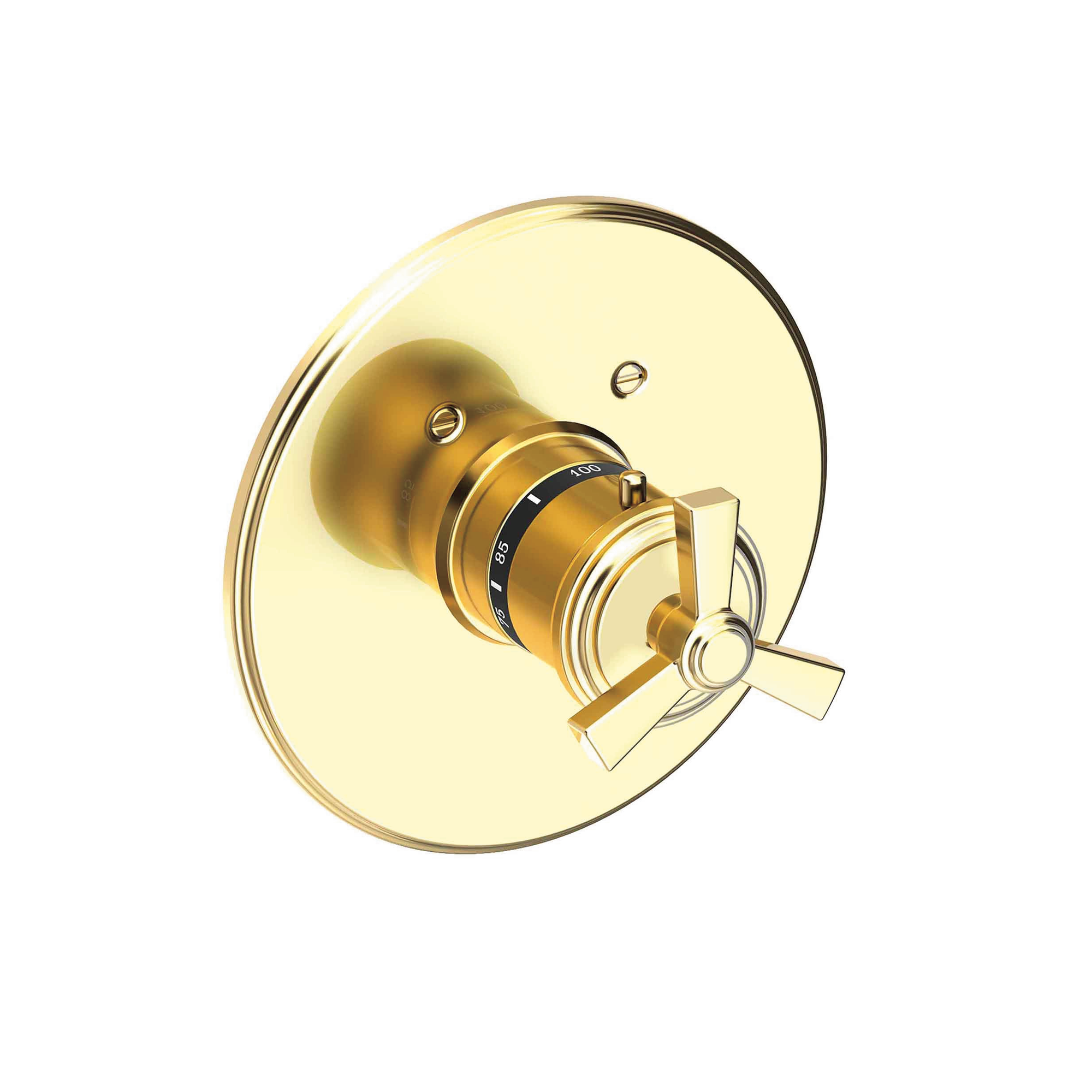Newport Brass Miro 3/4 inch Round Thermostatic Trim with Cross Handles