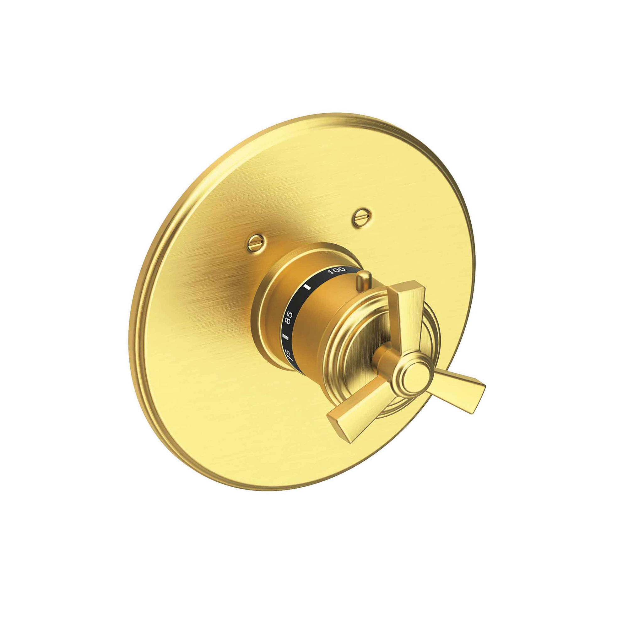 Newport Brass Miro 3/4 inch Round Thermostatic Trim with Cross Handles