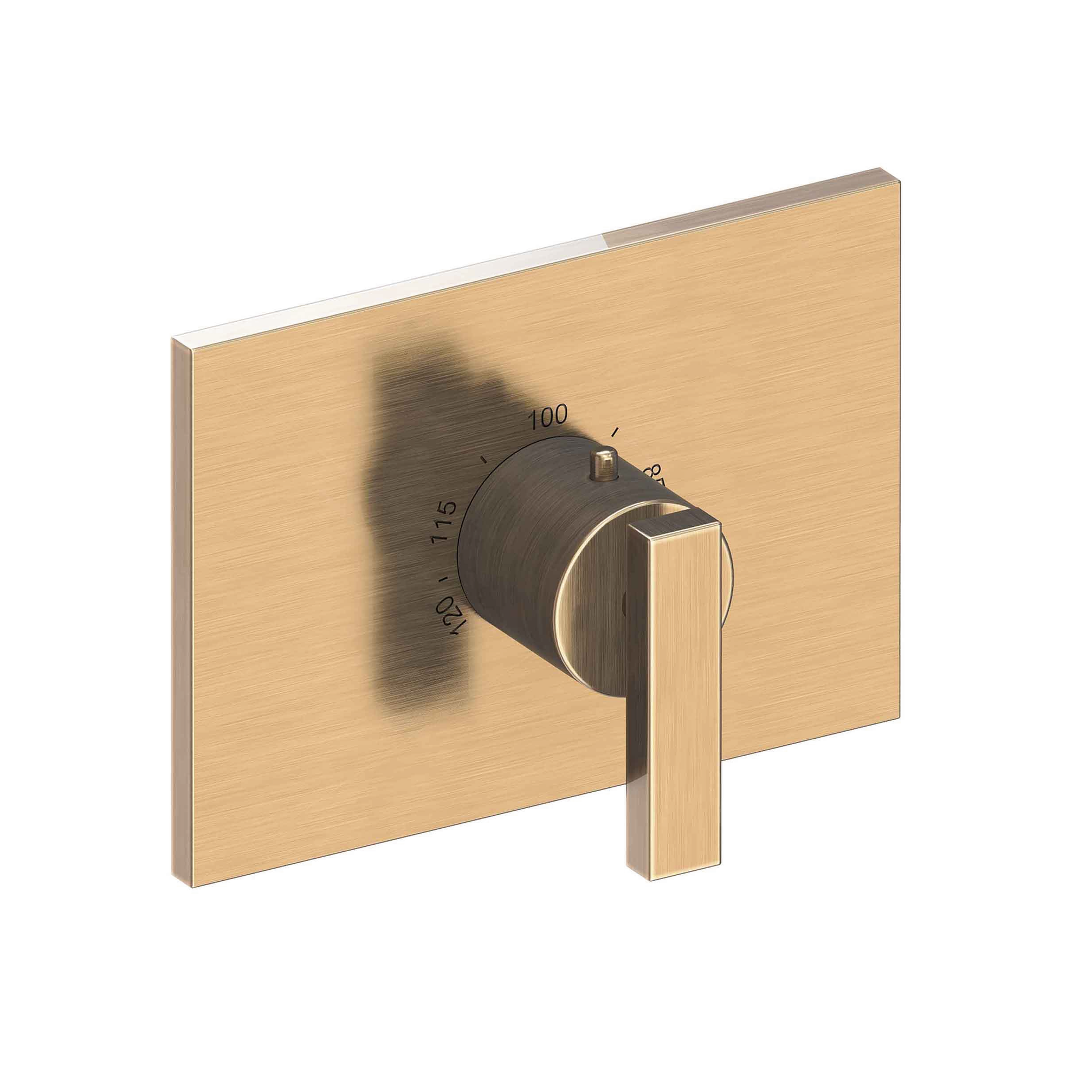 Newport Brass Secant 3/4 inch Square Thermostatic Trim Plate with Handle