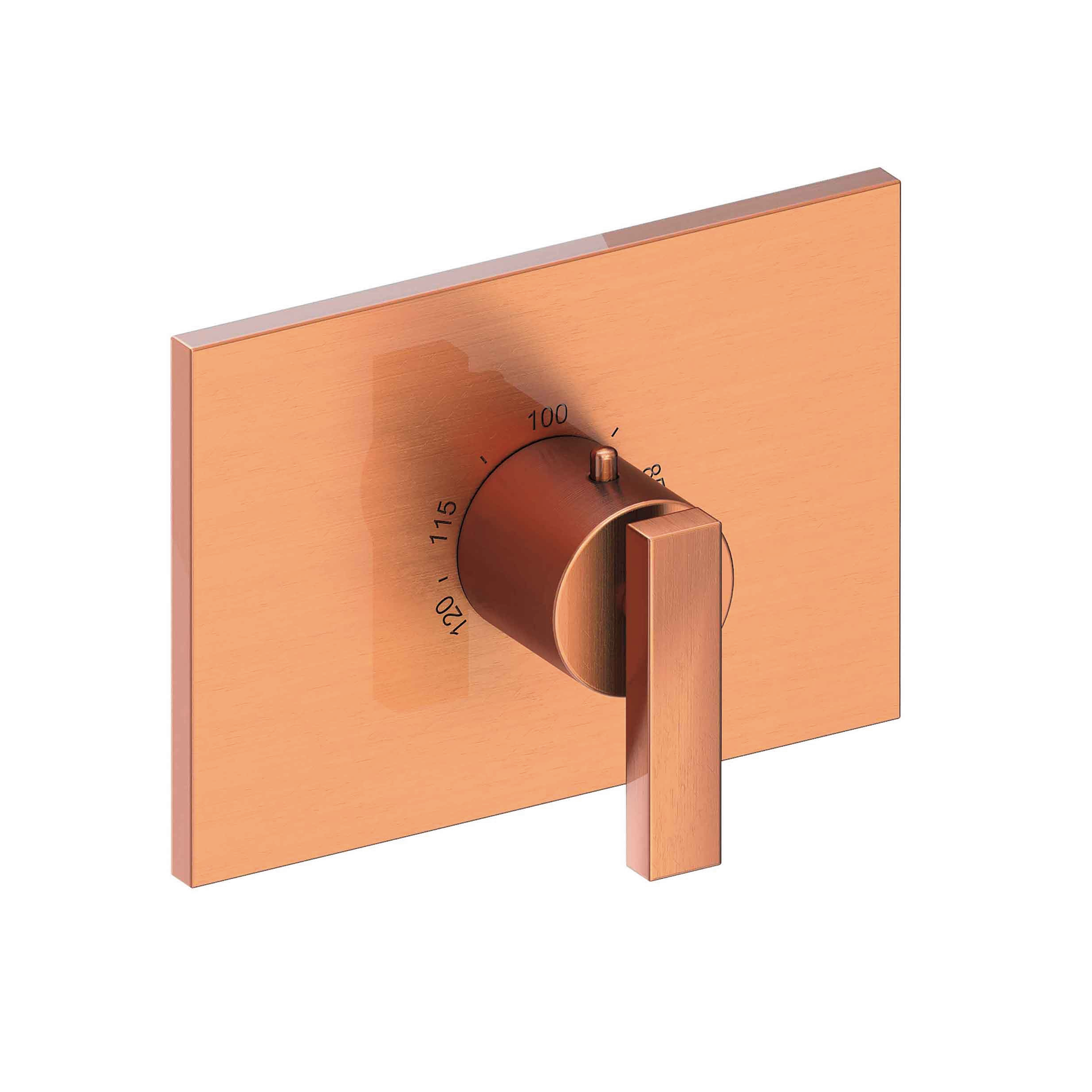Newport Brass Secant 3/4 inch Square Thermostatic Trim Plate with Handle