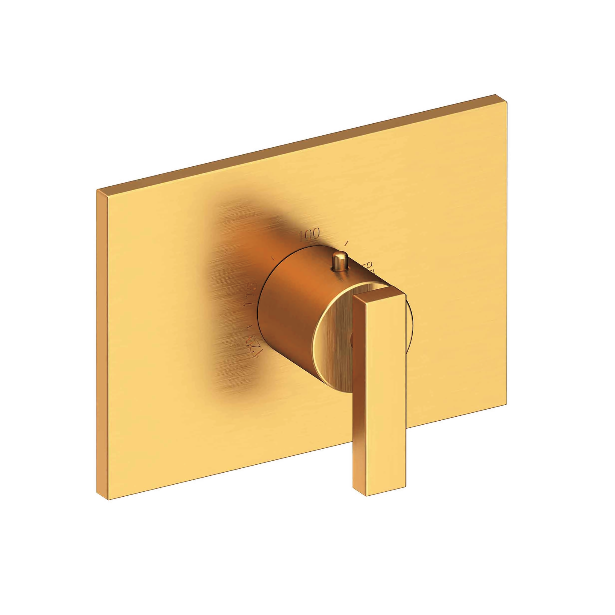 Newport Brass Secant 3/4 inch Square Thermostatic Trim Plate with Handle
