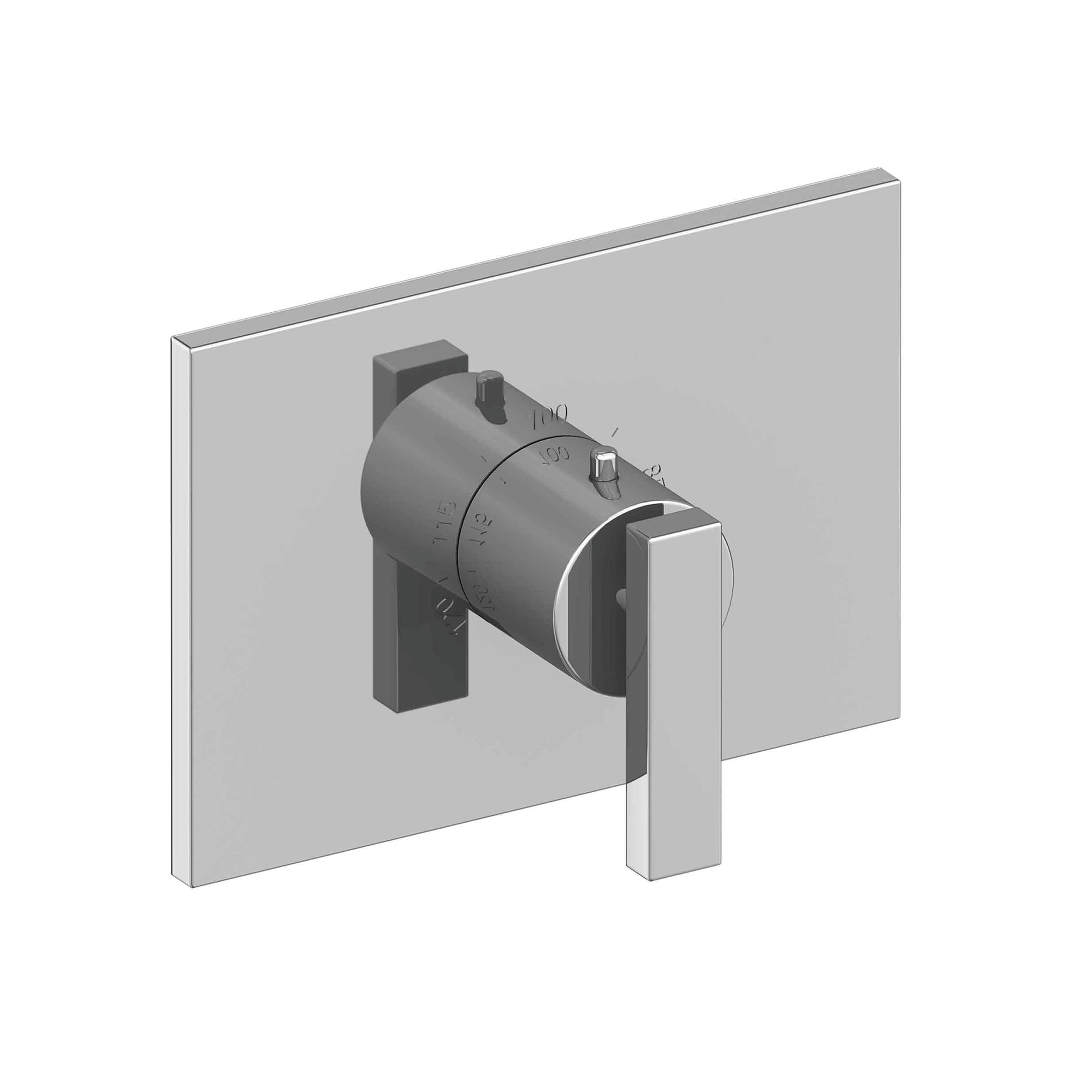 Newport Brass Secant 3/4 inch Square Thermostatic Trim Plate with Handle