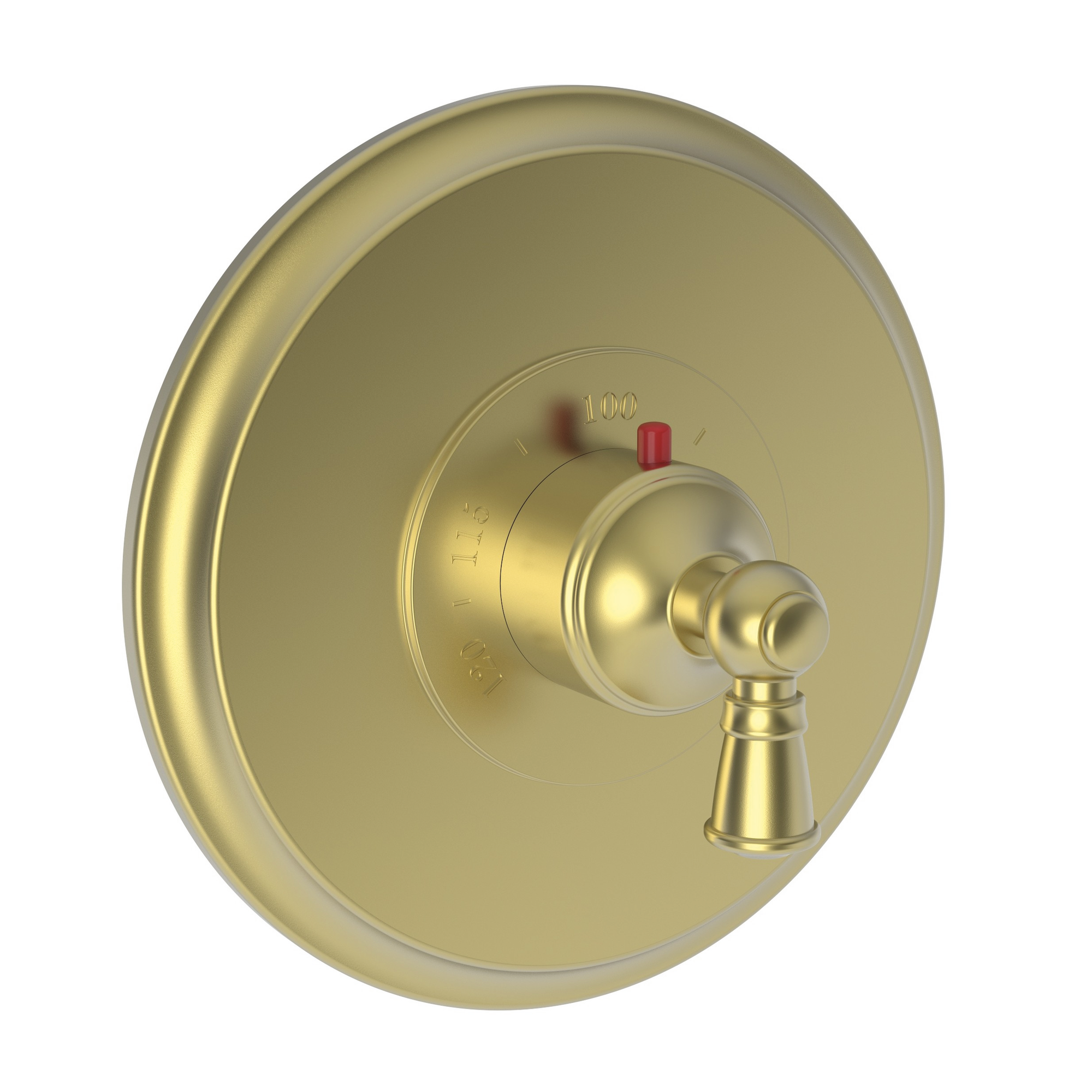 Newport Brass Aylesbury 3/4 inch Round Thermostatic Trim Plate with Handle