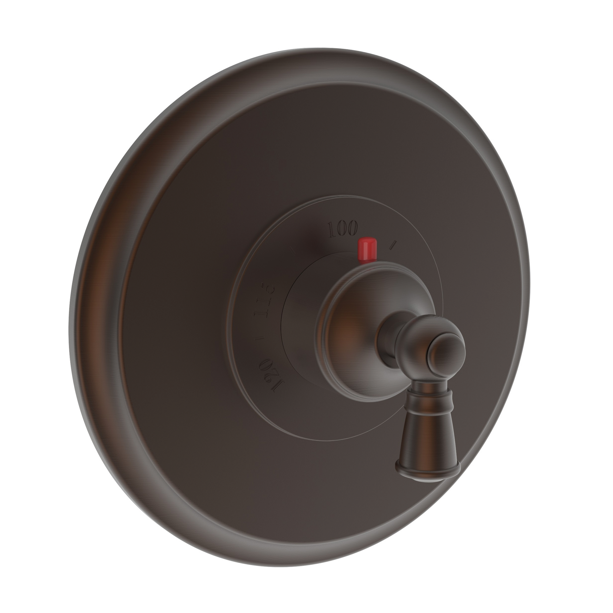 Newport Brass Aylesbury 3/4 inch Round Thermostatic Trim Plate with Handle