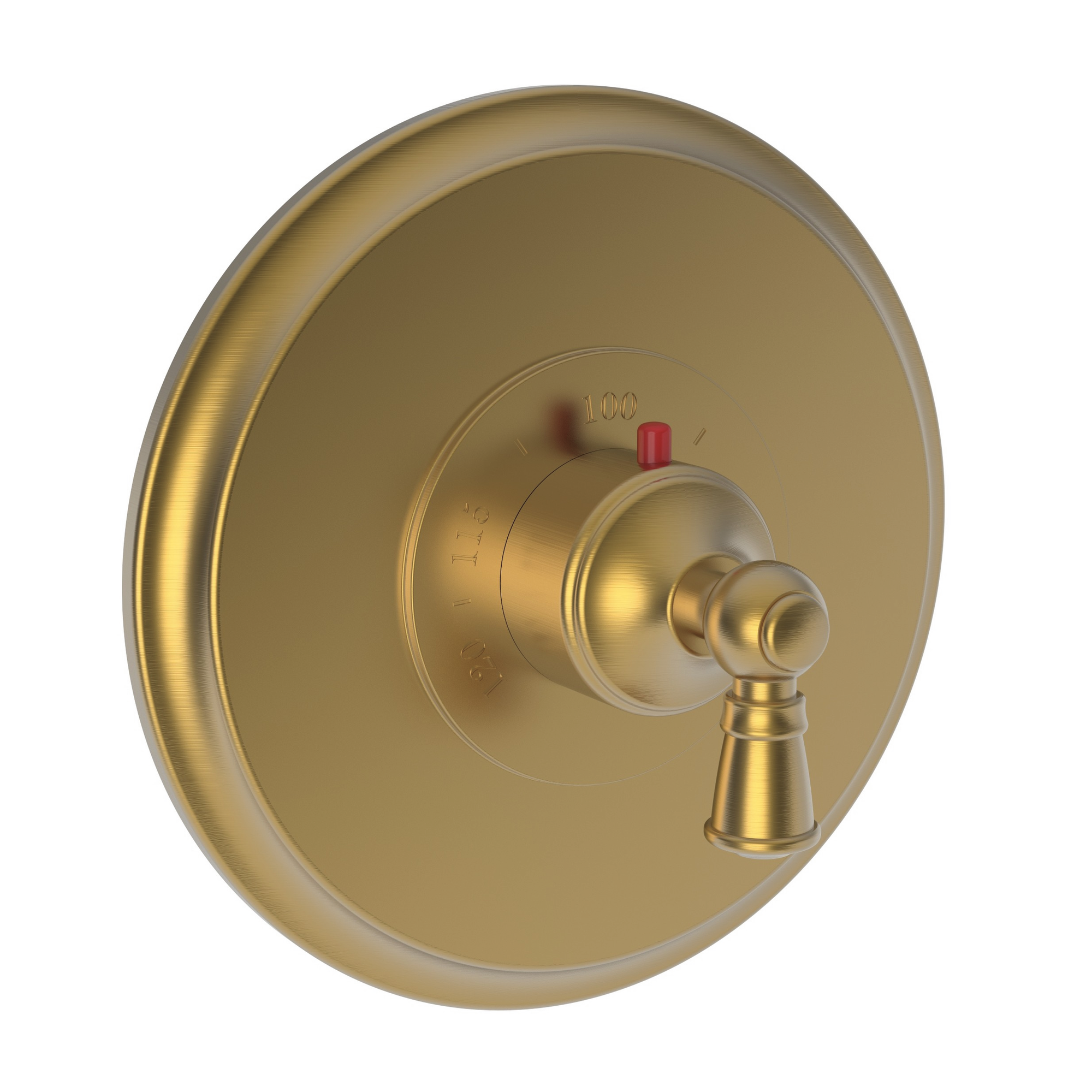 Newport Brass Aylesbury 3/4 inch Round Thermostatic Trim Plate with Handle