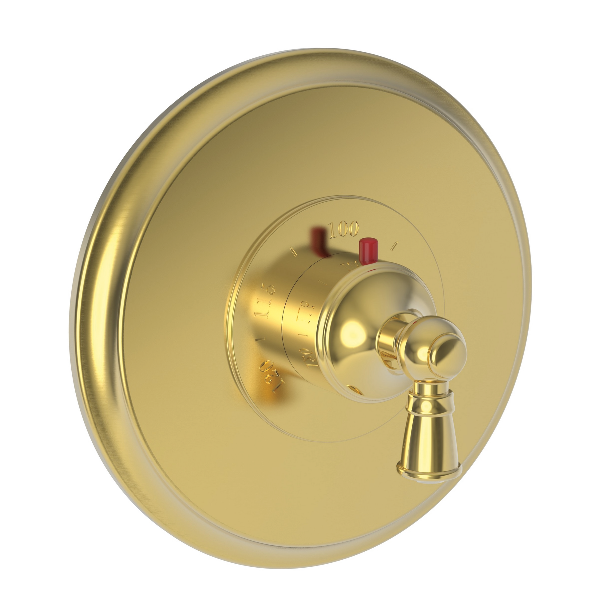 Newport Brass Aylesbury 3/4 inch Round Thermostatic Trim Plate with Handle