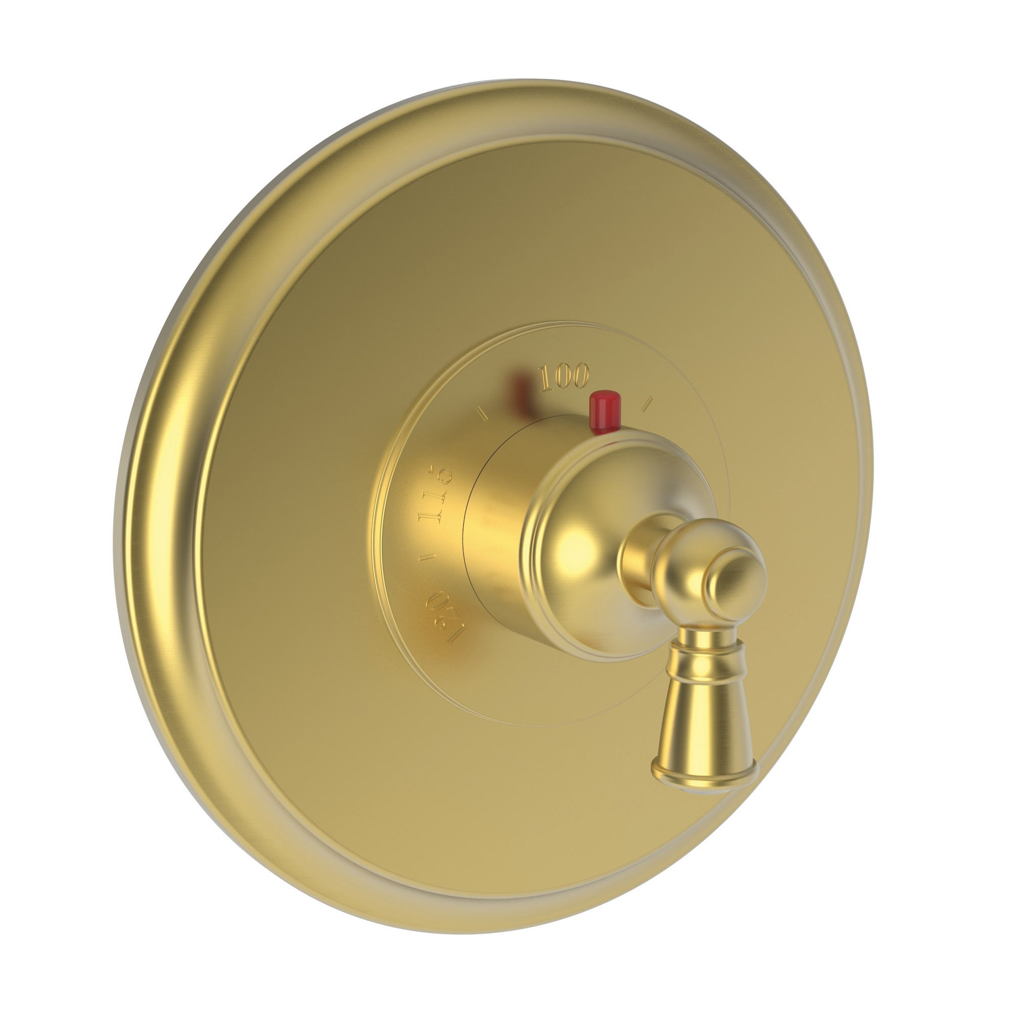 Newport Brass Aylesbury 3/4 inch Round Thermostatic Trim Plate with Handle