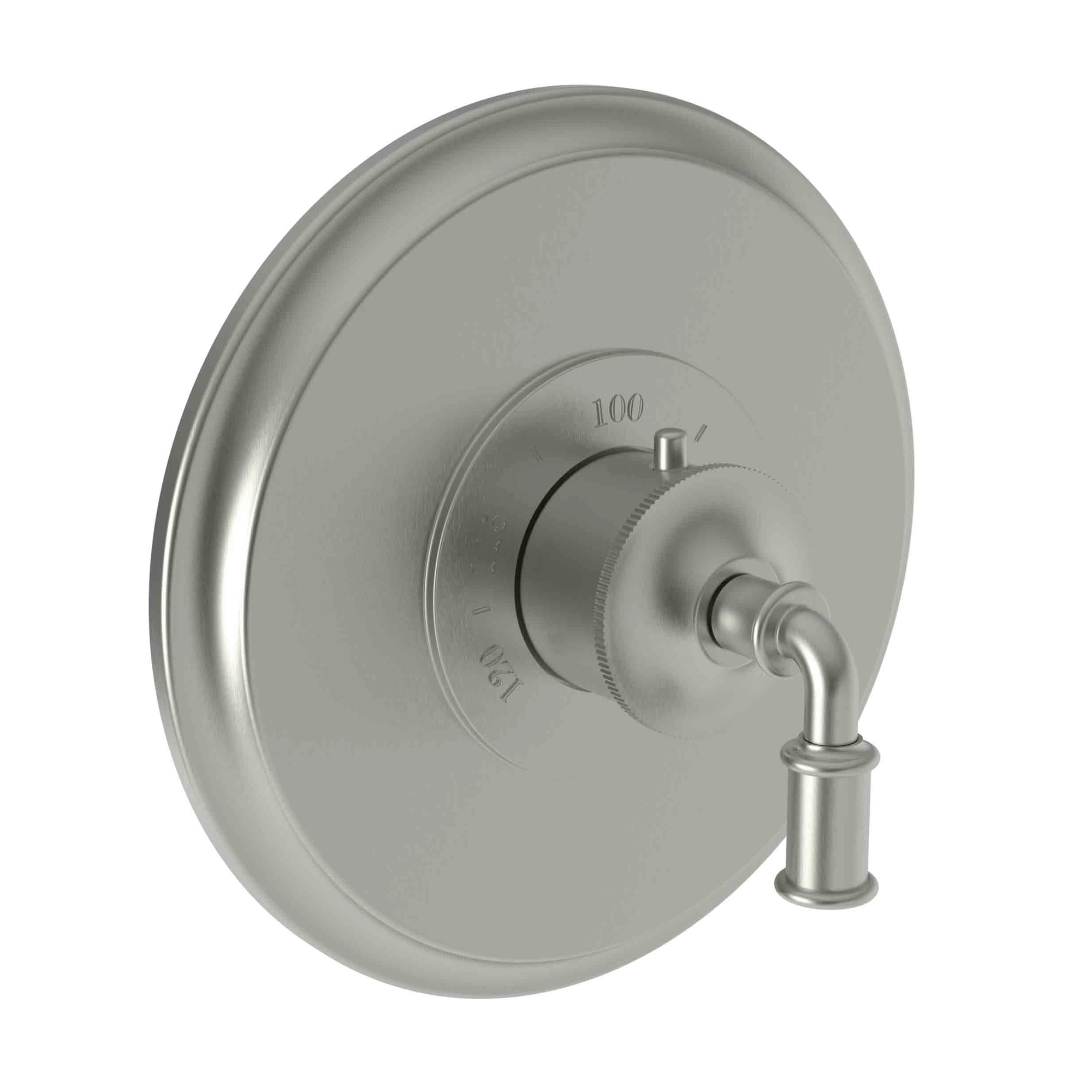 Newport Brass Taft 3/4 inch Round Thermostatic Trim Plate with Lever Handle