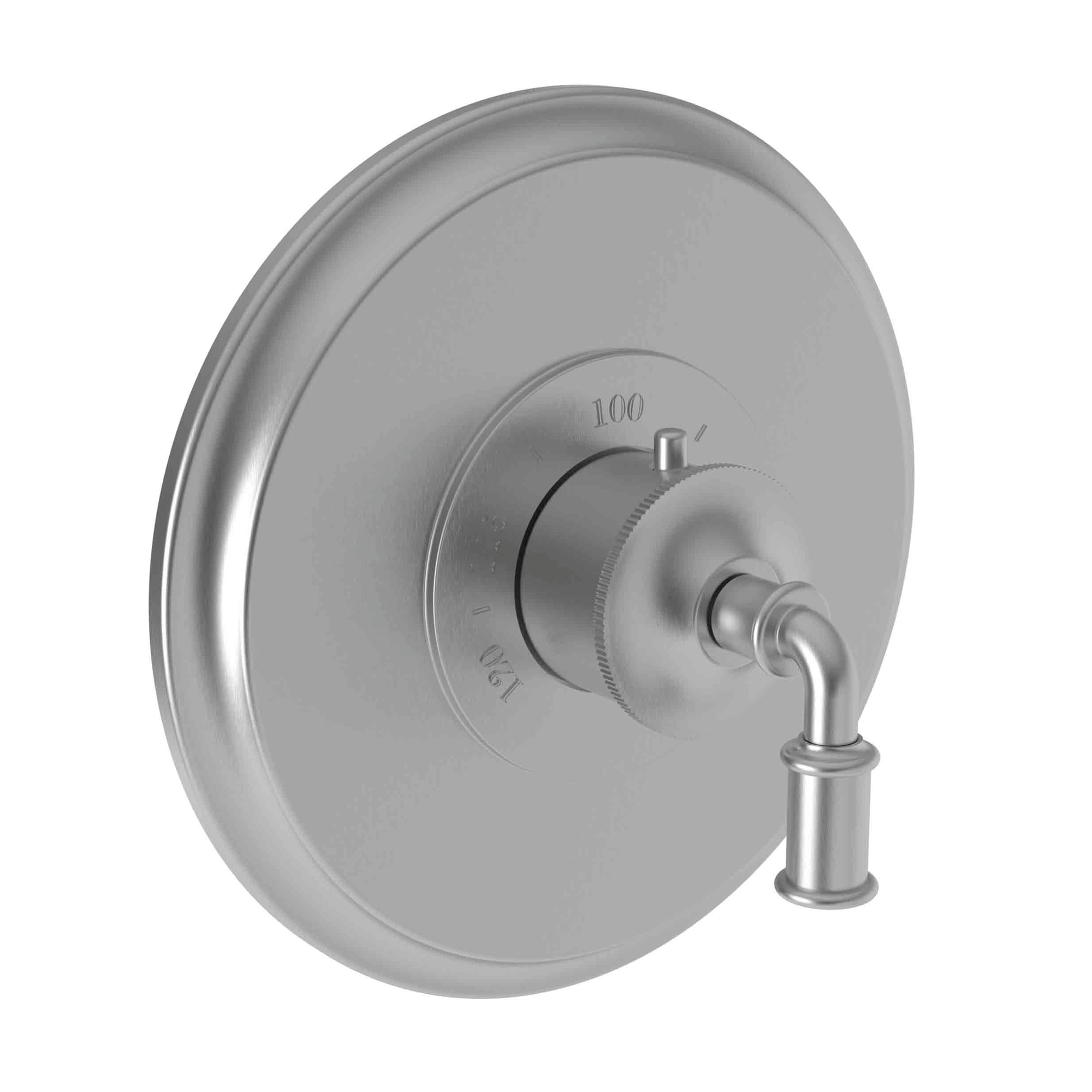 Newport Brass Taft 3/4 inch Round Thermostatic Trim Plate with Lever Handle