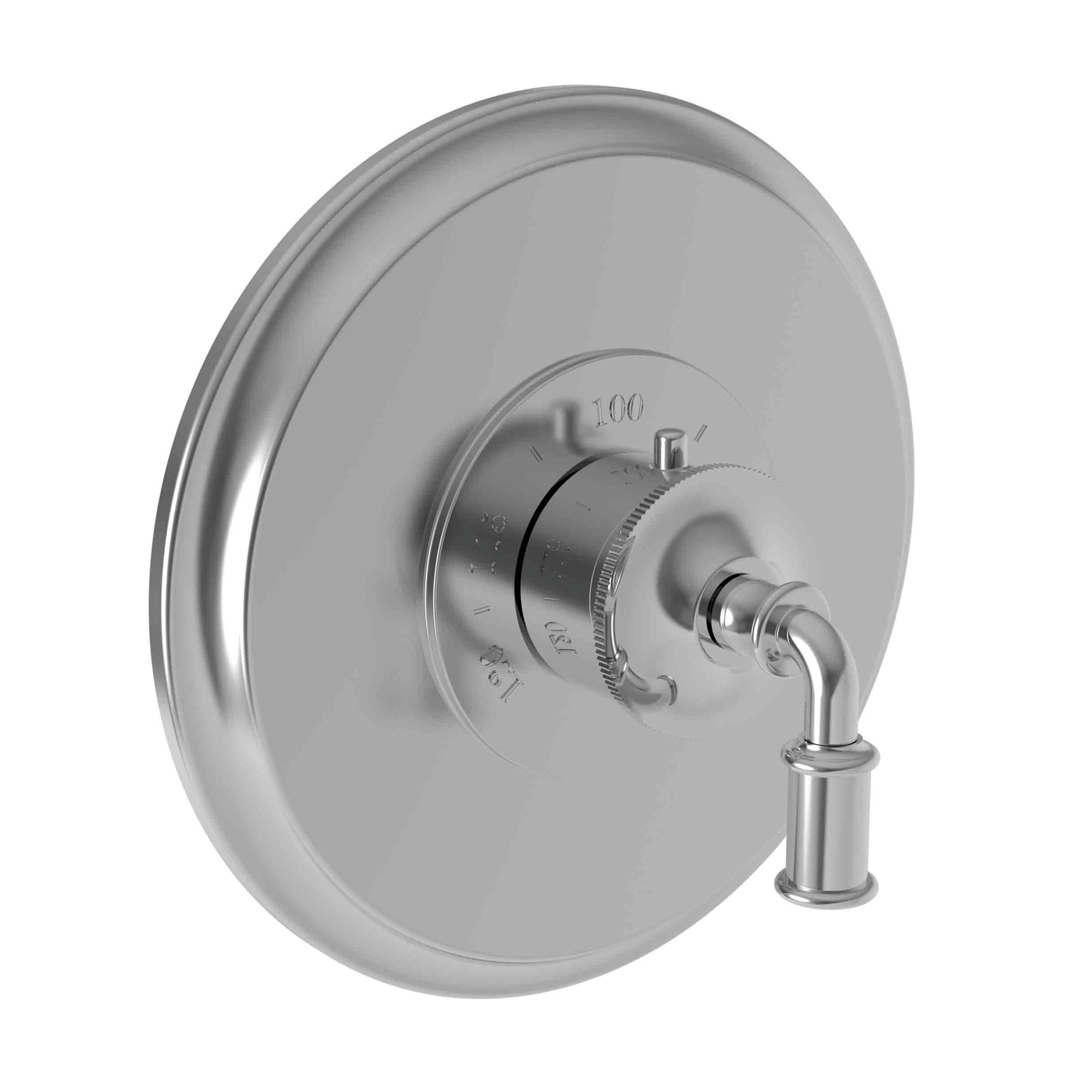 Newport Brass Taft 3/4 inch Round Thermostatic Trim Plate with Lever Handle