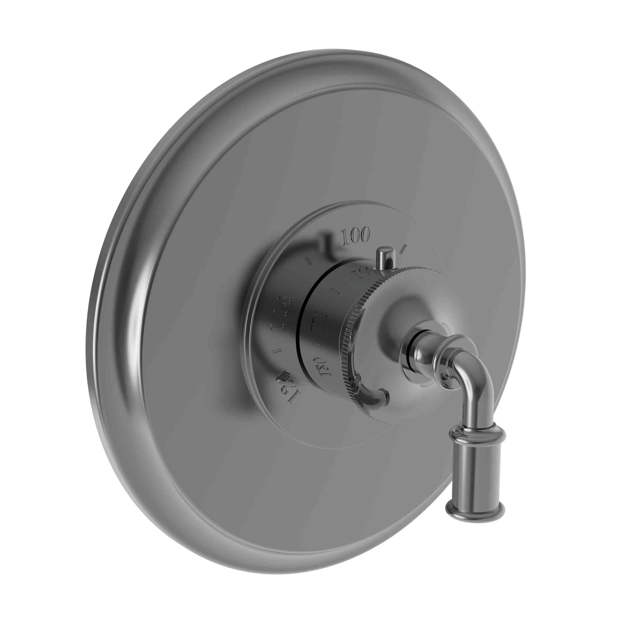 Newport Brass Taft 3/4 inch Round Thermostatic Trim Plate with Lever Handle