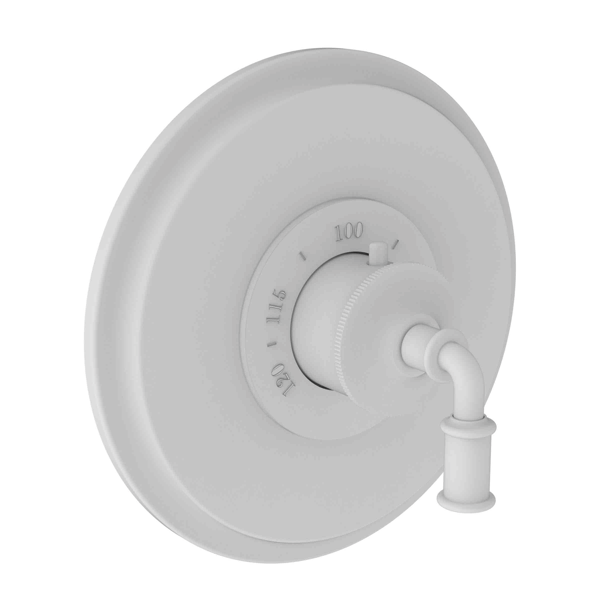 Newport Brass Taft 3/4 inch Round Thermostatic Trim Plate with Lever Handle