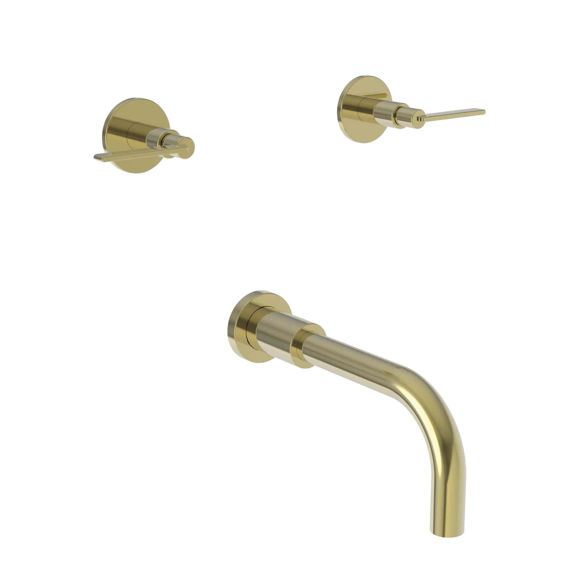 Newport Brass Tolmin Wall Mount Offset Widespread Tub Faucet