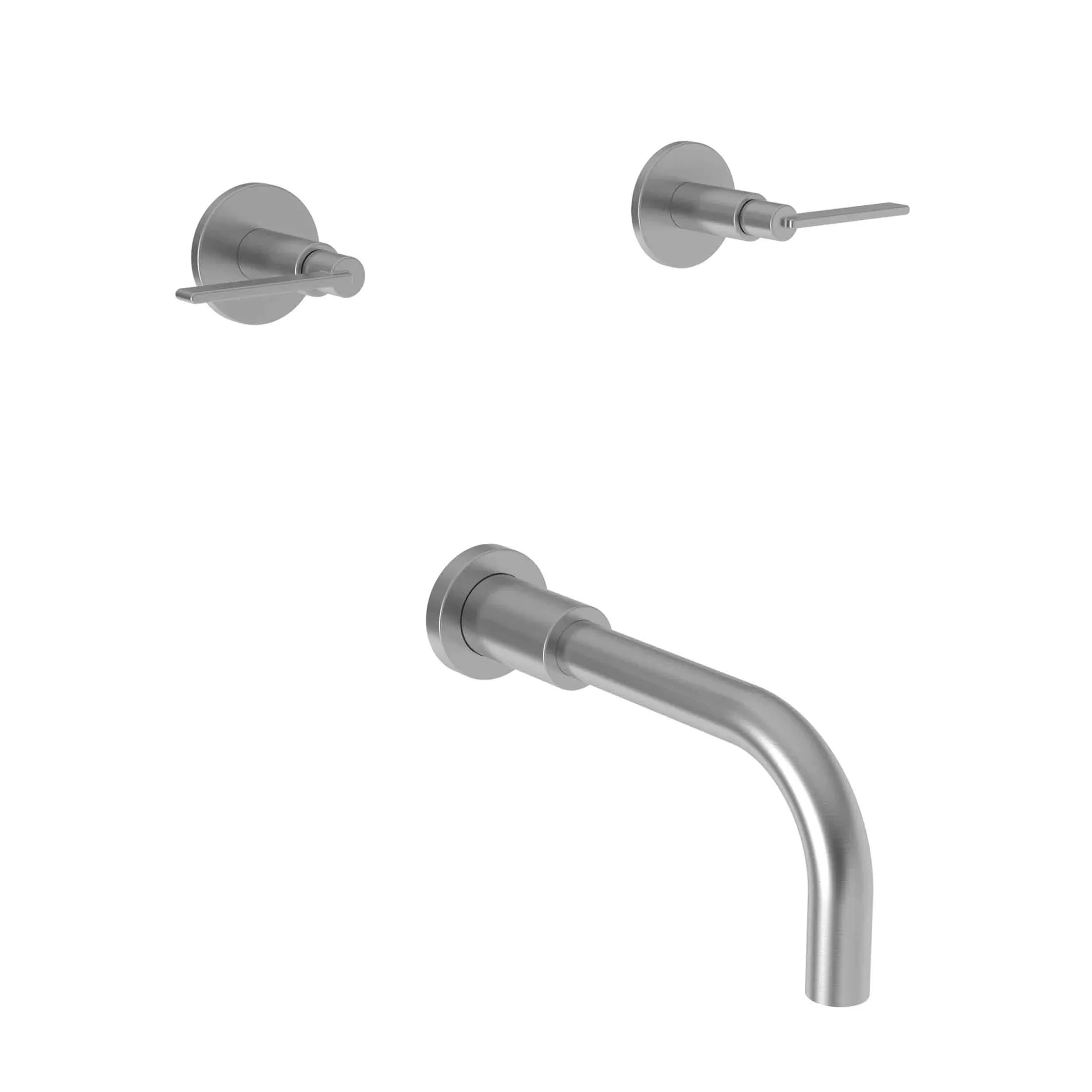 Newport Brass Tolmin Wall Mount Offset Widespread Tub Faucet