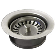 Native Trails 3.5" Disposer Trim w/Basket Strainer in Brushed Nickel - DR340-BN