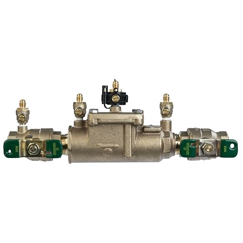 Watts Series 007 Double Check Backflow Preventer 1/2 Inch Bronze Quarter Turn