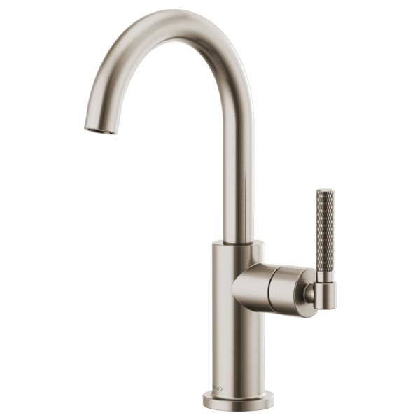 Brizo Litze Bar Faucet with Arc Spout & Knurled Handle Kit