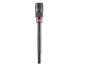 Milwaukee 6-inch hex extension with QUIK-LOK connection system and textured grip band.