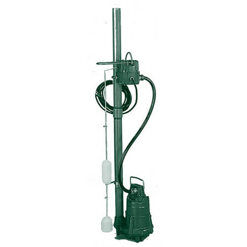 Zoeller Pumps 1/2 HP High Temperature Submersible Sump Pump w/ 15' Cord