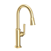 Newport Brass Zemora 1.8 GPM Single Hole Pull Down Kitchen Faucet