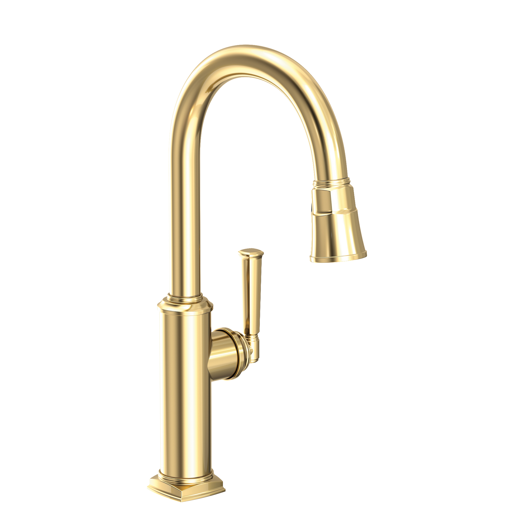 Newport Brass Zemora 1.8 GPM Single Hole Pull Down Kitchen Faucet