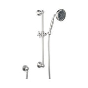 Rohl Handshower Set With 22" Slide Bar and 3-Function Handshower in Polished Nickel - 1311PN