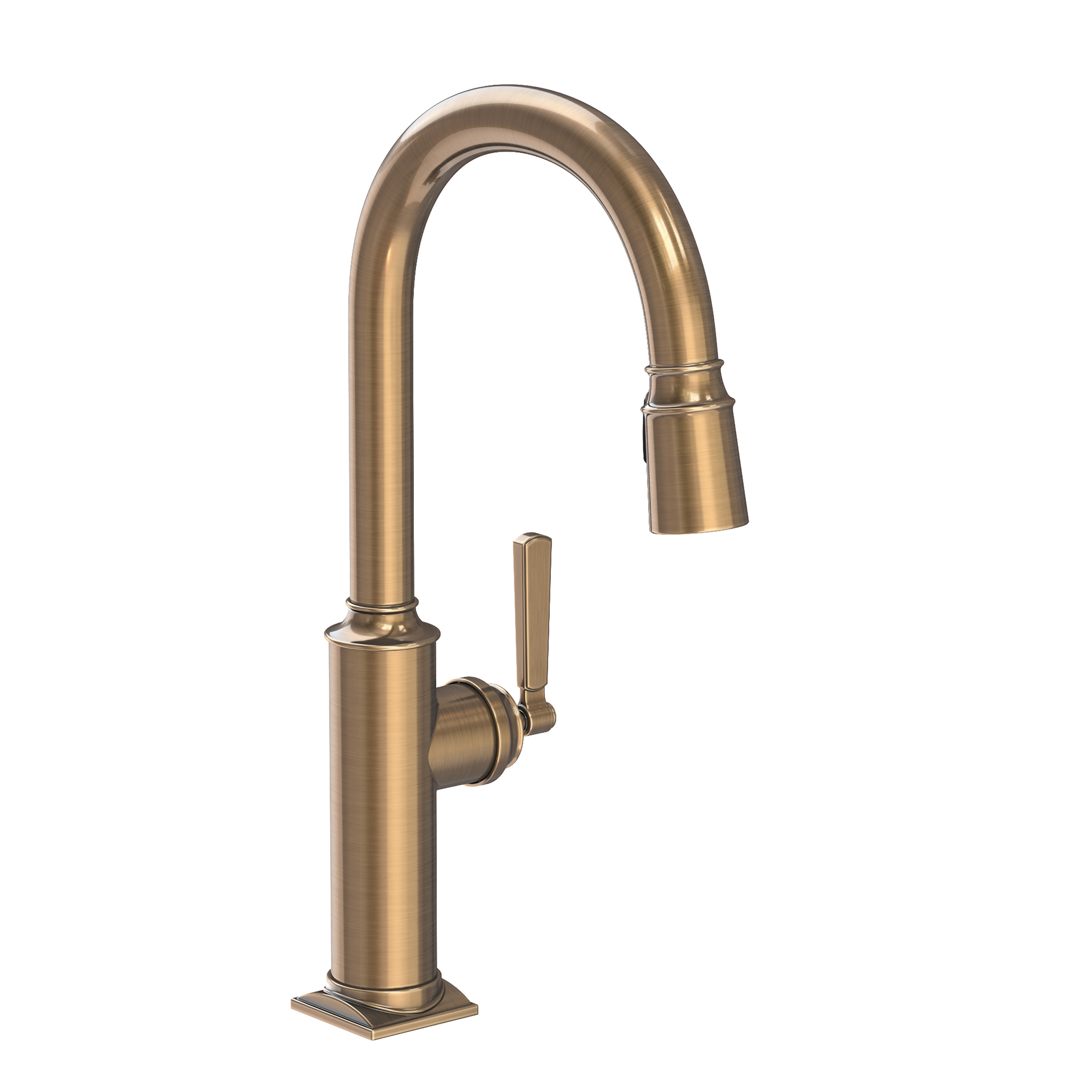 Newport Brass Adams 1.8 GPM Single Hole Pull Down Kitchen Faucet