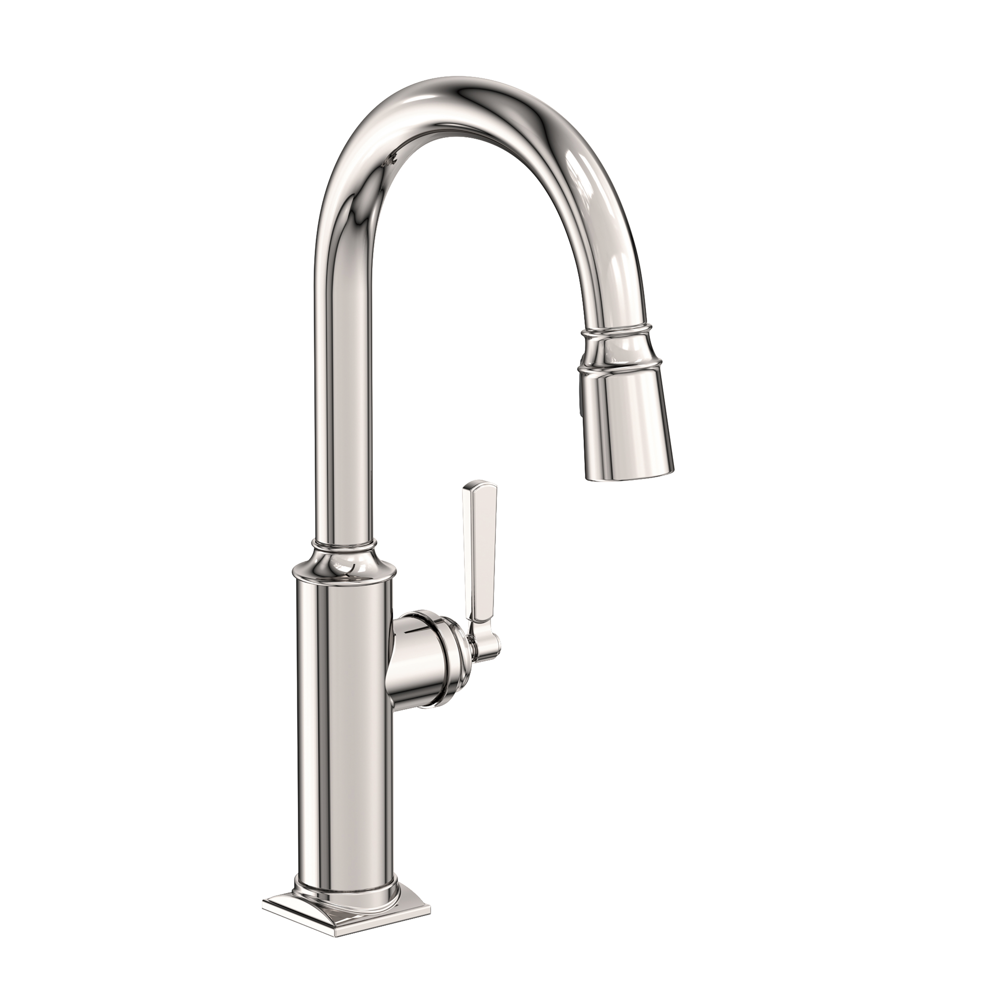 Newport Brass Adams 1.8 GPM Single Hole Pull Down Kitchen Faucet