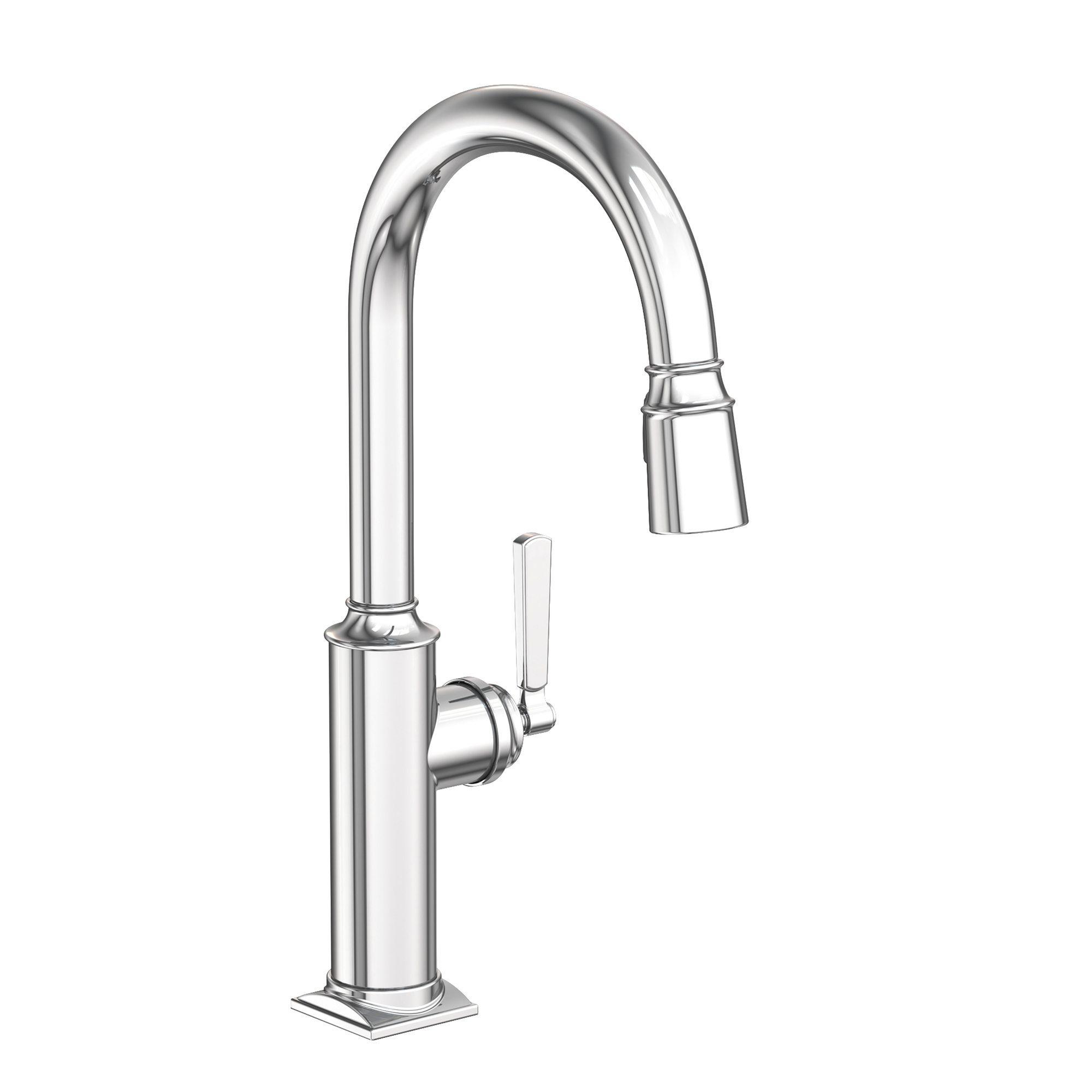 Newport Brass Adams 1.8 GPM Single Hole Pull Down Kitchen Faucet
