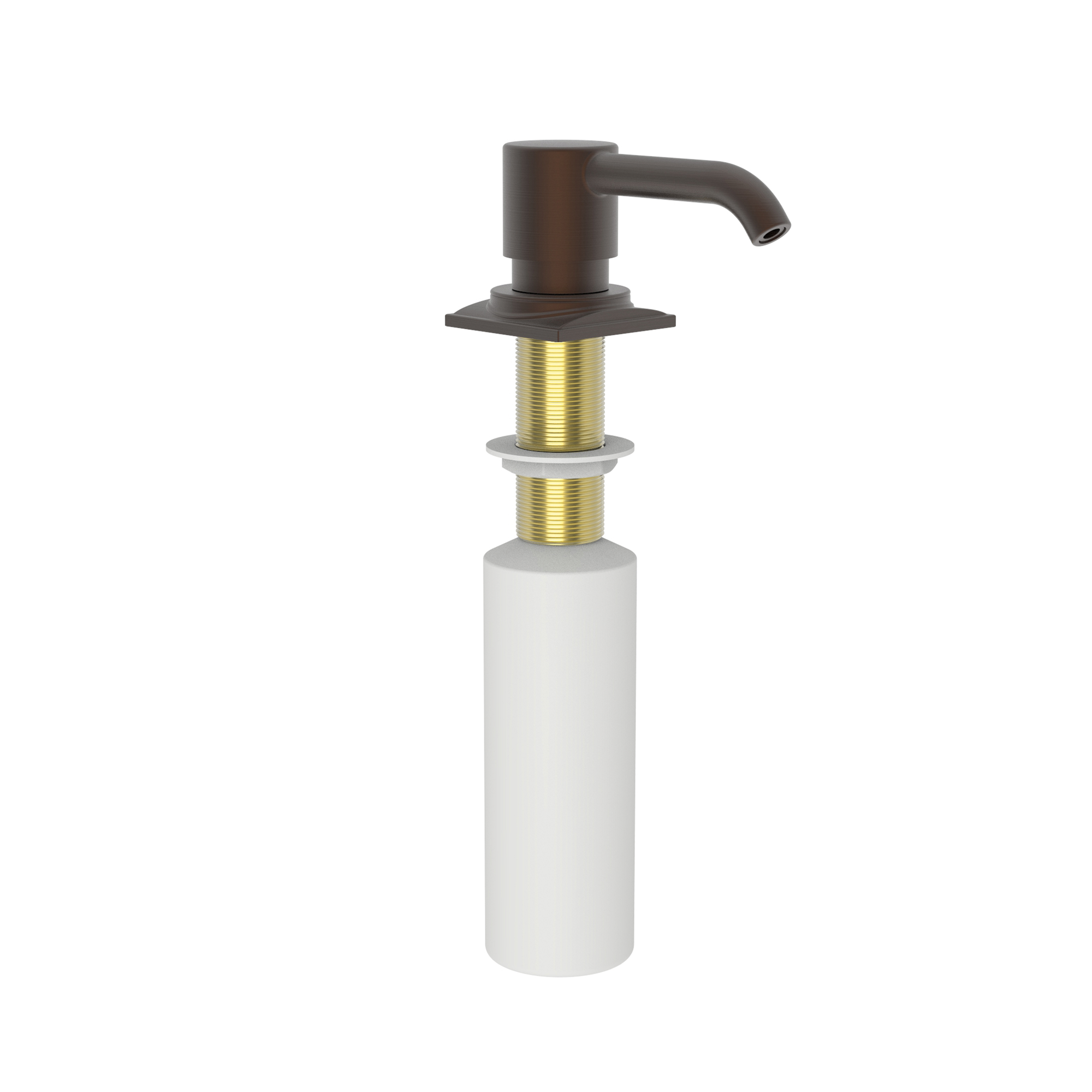 Newport Brass Adams Soap & Lotion Dispenser with 8oz Bottle