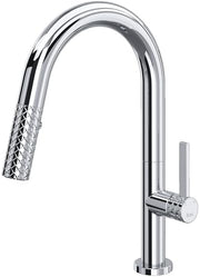 Rohl Tenerife Pull-Down Bar/Food Prep Kitchen Faucet in Polished Chrome - TE65D1LMAPC