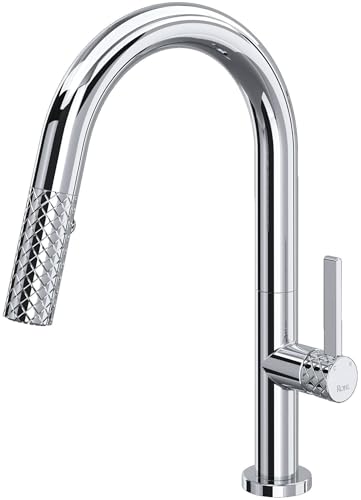 Rohl Tenerife Pull-Down Bar/Food Prep Kitchen Faucet in Polished Chrome - TE65D1LMAPC