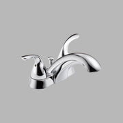 Delta Classic Two Handle Centerset Bathroom Faucet with Metal Drain & Pop Up