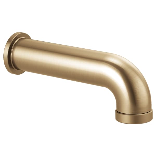 Brizo RP81438GL Linear Round Diverter Tub Spout: Luxe Gold