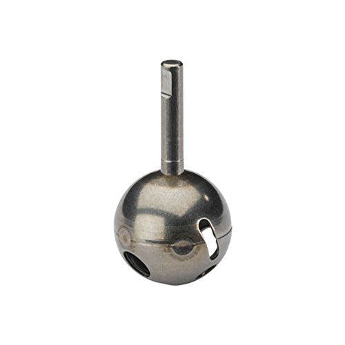 Stainless steel ball assembly with lever handle and central stem for Delta RP70 faucet.