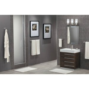 Moen Align 18 in. Modern Single Towel Bar in Brushed Nickel - YB0418BN