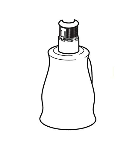 Delta Leland stainless steel wand assembly with cylindrical spray head and threaded collar connection.