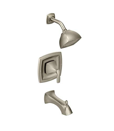 Moen Voss Posi Temp Pressure Balancing Eco Performance Tub and Shower Trim Kit Polished in Polished Nickel - T2693EPNL