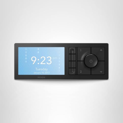 Moen Smart Shower 4 Outlet Digital Water Controller for Thermostatic Shower Valve in Matte Black - TS3304BL