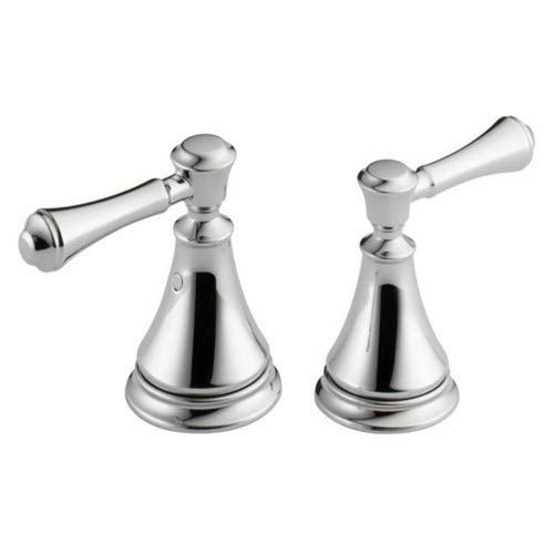 Delta Cassidy H297 Metal Lever Handle Set - Deck Mount Bathroom & Bidet in Chrome Finish